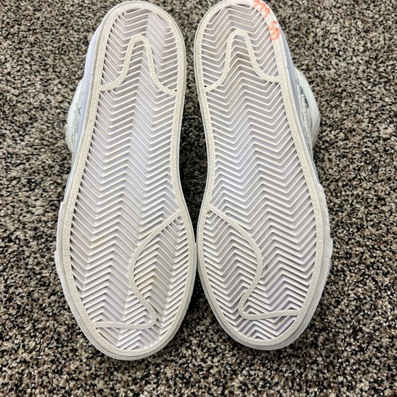 Nike Sb Zoom Blazer Mid Prm Athletic Shoes Mens Size 5 White Gray[DM0859-100] - Picture 4 of 5